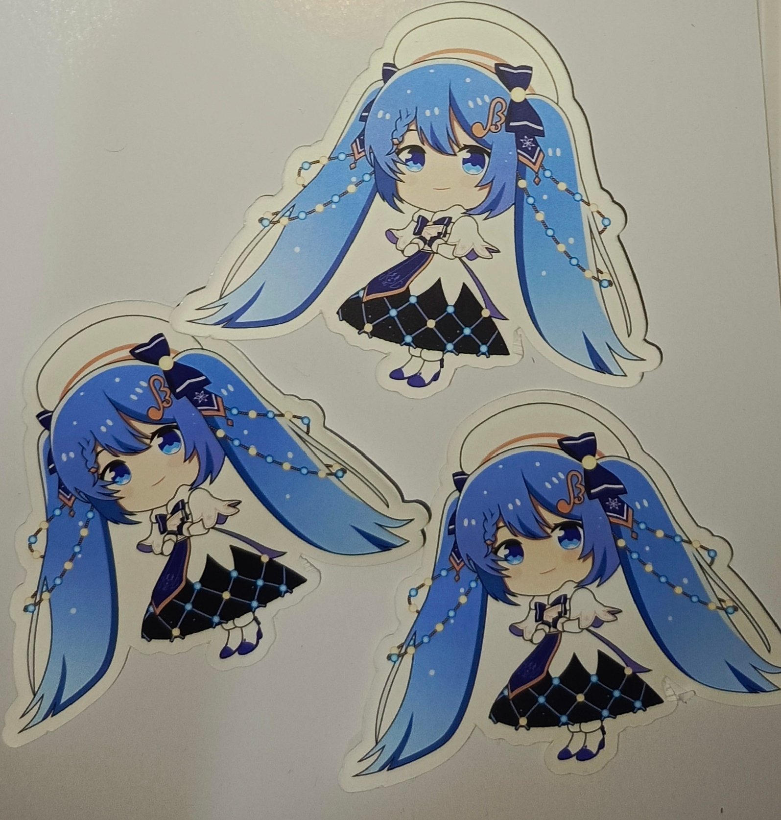 Chibi Sticker - Vocaloid: Snow Miku 9