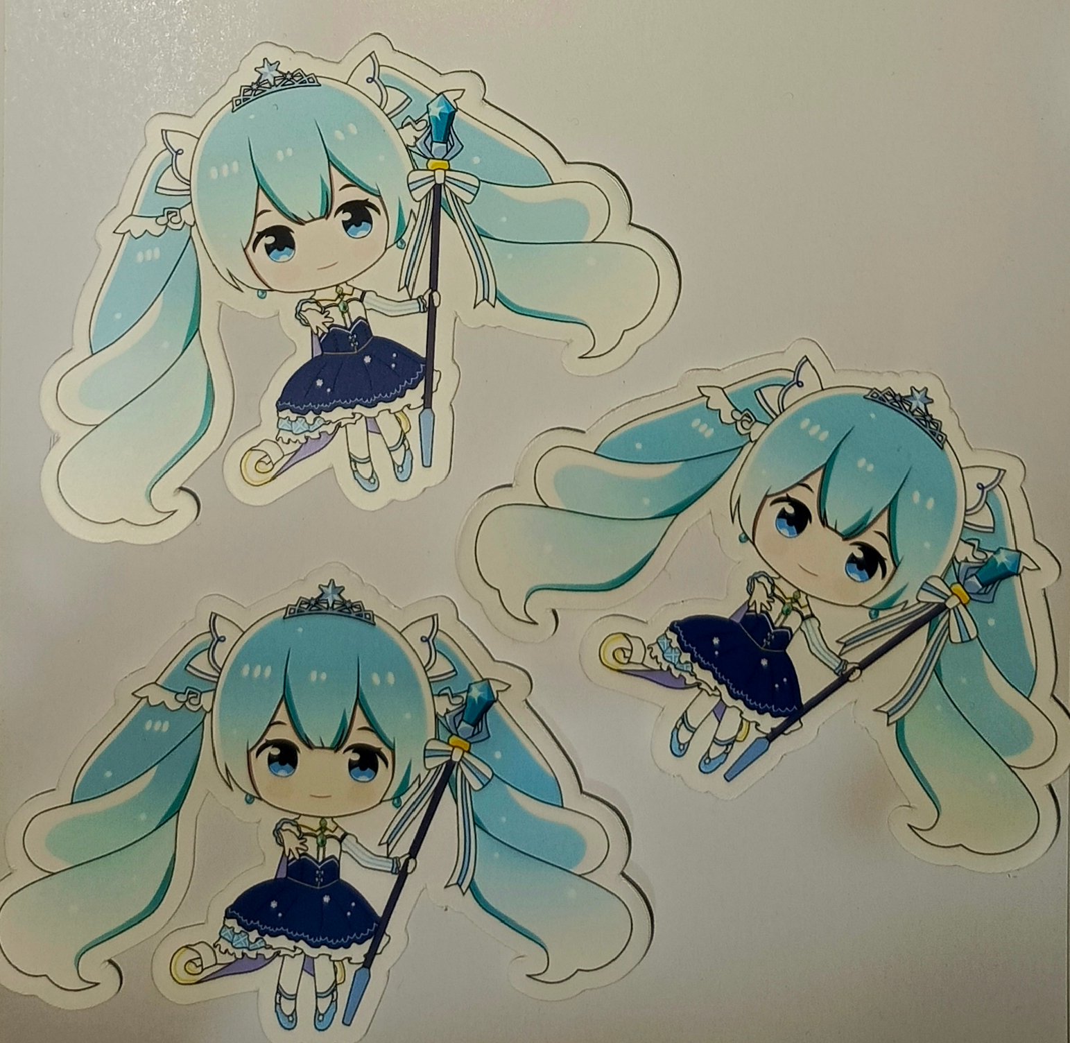 Chibi Sticker - Vocaloid: Snow Miku 7